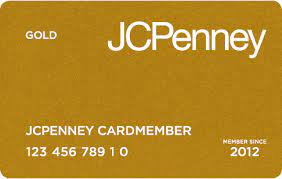 jc penny credit card login